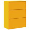 vidaXL Storage Cabinet Mustard Yellow 80 x 40 x 105 cm Steel