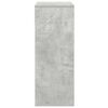 vidaXL Book Cabinet Concrete Grey 66x31x80 cm Engineered Wood