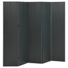 vidaXL 5-Panel Room Divider Anthracite 200x180 cm Steel