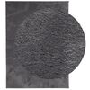 vidaXL Rug HUARTE Short Pile Soft and Washable Anthracite 160x230 cm