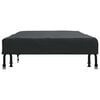 vidaXL Table Cover Plain Black 72 x 122 x 15 cm Fabric