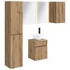 vidaXL Bathroom Cabinet Set 5 pcs Artisan Oak Engineered Wood