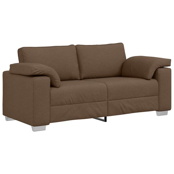 vidaXL Sofa Brown 180 x 77 x 82 cm Fabric