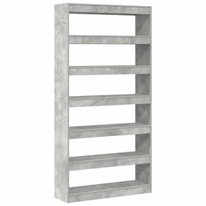 vidaXL Book Cabinet 6-Tier 100 x 30 x 198 cm Engineered Wood
