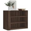 vidaXL Wall Cabinet Brown Oak 75x35x60 cm Engineered Wood