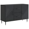 vidaXL Sideboard with Drawer Black 89 x 34.5 x 60 cm Engineered Wood