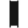 vidaXL 5-Panel Room Divider Black 250x180 cm