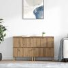 vidaXL Sideboards 2 pcs Artisan Oak 60 x 35 x 70 cm Engineered Wood