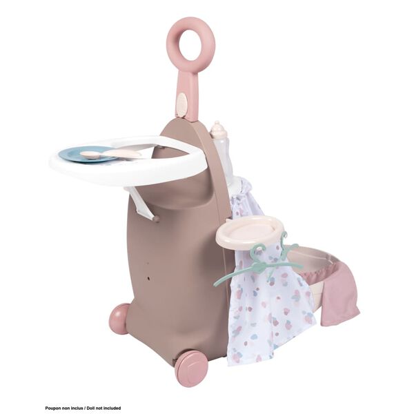Smoby 3-in-1 Baby Doll Play Suitcase Baby Nurse