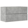 vidaXL Bathroom Hanging Cabinet Concrete Grey 80x38.5x45 cm