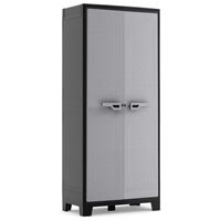 Keter Multipurpose Storage Cabinet Titan Black and Grey 182 cm