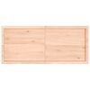 vidaXL Bathroom Countertop 140x60x(2-4) cm Untreated Solid Wood
