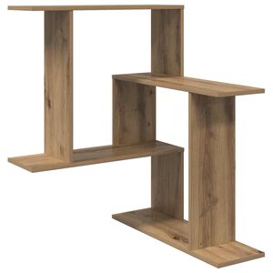 vidaXL Wall Shelf Artisan Oak 67 x 67 x 87 cm Engineered Wood