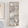 vidaXL Wall Shelf Artisan Oak 36x16x90 cm Engineered Wood