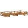 vidaXL Sofa Sets 11 pcs Solid Acacia Wood