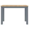 vidaXL 4 Piece Dining Set PANAMA Grey Solid Wood Pine