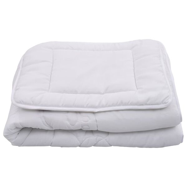 vidaXL 3 Piece Kids Duvets Set White 120x150 cm/40x60 cm