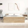 vidaXL Bed Frame without Mattress Sonoma Oak 140x200 cm