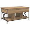 vidaXL Coffee Table Artisan Oak 100 x 55 x 48.5 cm Engineered Wood