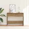 vidaXL Console Table Artisan Oak 100x35x76.5 cm Engineered Wood