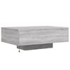 vidaXL Coffee Table with LED Lights Grey Sonoma 85x55x31 cm