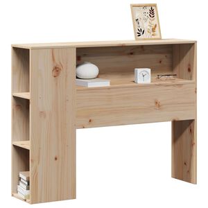 vidaXL Headboard with Storage 75 cm Solid Wood Pine