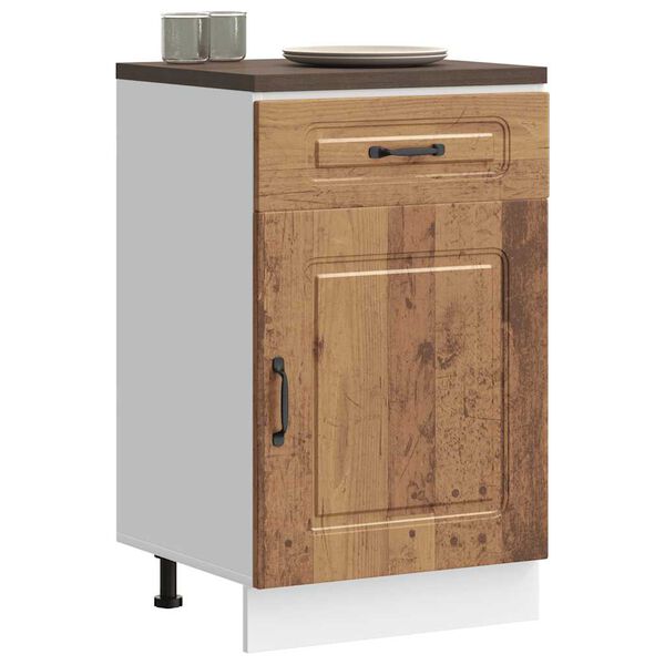 vidaXL Kitchen Base Cabinet Kalmar Old Wood Engineered Wood