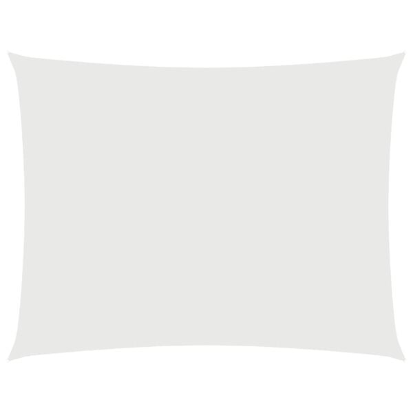 vidaXL Sunshade Sail Oxford Fabric Rectangular 4x6 m White