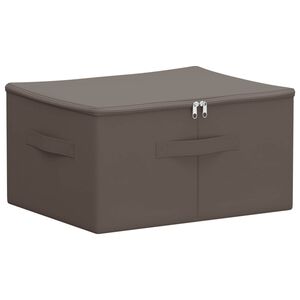 vidaXL Storage Box Grey 43 x 34 x 23 cm Non-woven fabric