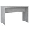 vidaXL Dressing Table Set with LED Grey Sonoma Engineered Wood