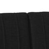 vidaXL Upholstered Headboard Black 150 cm Solid Pine Wood