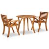 vidaXL 5 Piece Garden Dining Set 85x85 cm Solid Acacia Wood