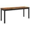 vidaXL Garden Bench 108.5 x 35 x 45 cm Solid Acacia Wood Rectangular