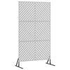vidaXL Privacy Screen Grey 100 x 50 x 180 cm Steel