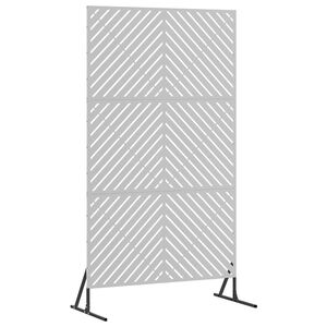 vidaXL Privacy Screen Grey 100 x 50 x 180 cm Steel