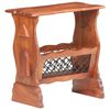 vidaXL Magazine Rack 50x30x53 cm Solid Acacia Wood