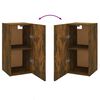 vidaXL TV Cabinets 2 pcs Smoked Oak 30.5x30x60 cm Engineered Wood