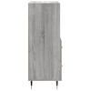 vidaXL Sideboard Grey Sonoma 34.5x34x90 cm Engineered Wood