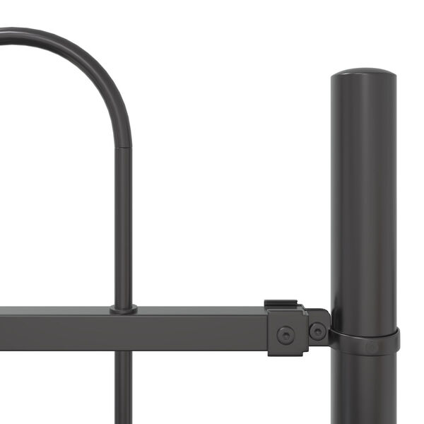 vidaXL Garden Fence Grey 1.7 x 0.6 m Powder-coated steel