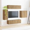 vidaXL TV Wall Cabinet Set Wall-mounted 6 pcs Artisan Oak