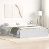vidaXL Bed Frame without Mattress White 120x200 cm
