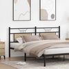 vidaXL Replace Headboard Sonoma Oak 180 cm Engineered Wood and Steel