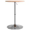 vidaXL Bar Table &Oslash;50x89.5 cm Solid Wood Oak