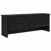 vidaXL Wall-Mounted Coat Rack Wall-Mounted Black Oak 80 x 20 x 30 cm