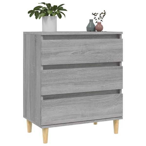 vidaXL Sideboard Grey Sonoma 60x35x70 cm Engineered Wood