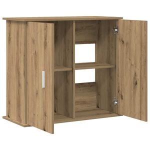 vidaXL Aquarium Stand Artisan Oak 81x36x73 cm Engineered Wood