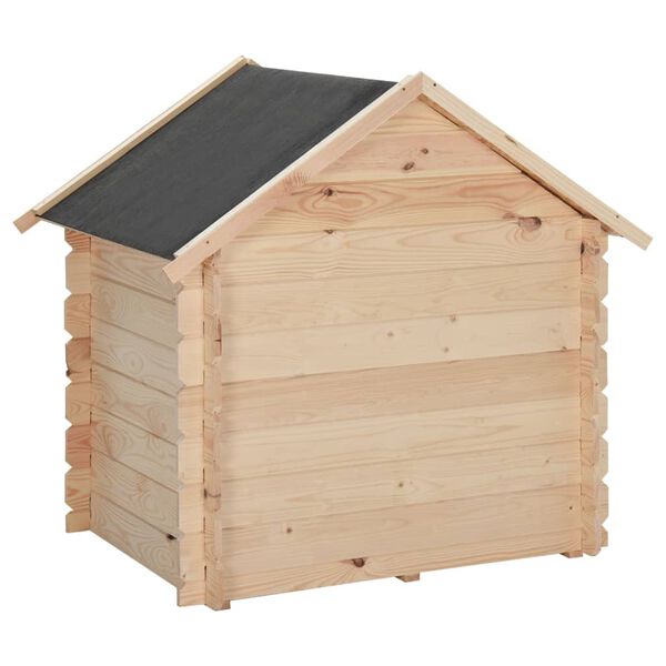 vidaXL Dog House 95x75x100.6 cm Solid Pine Wood 14 mm