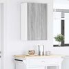 vidaXL Hanging Cabinet with Door Grey Sonoma and White 50 x 31 x 80 cm