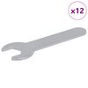 vidaXL Spanner 12 pcs Silver 13 mm Iron