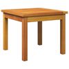 vidaXL Side Table Oil Natural Solid Acacia Wood